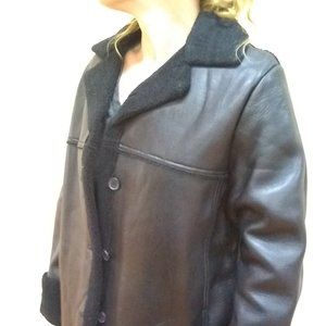 Leather Coat - Jones New York